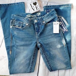 NWT Seven7 Embellished Bootcut Jeans sz4